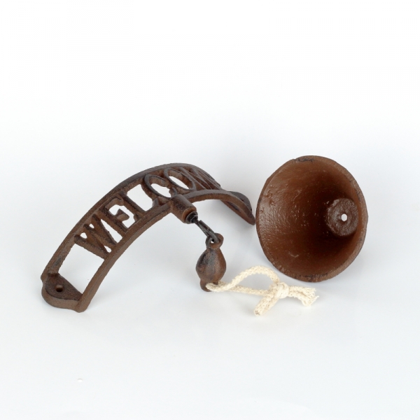 Domový zvonček Welcome liatina 21,5x11,5x12,9cm