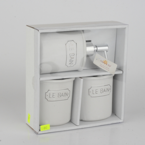 Doplnky do kúpeľne Le Bain (sada 3ks)