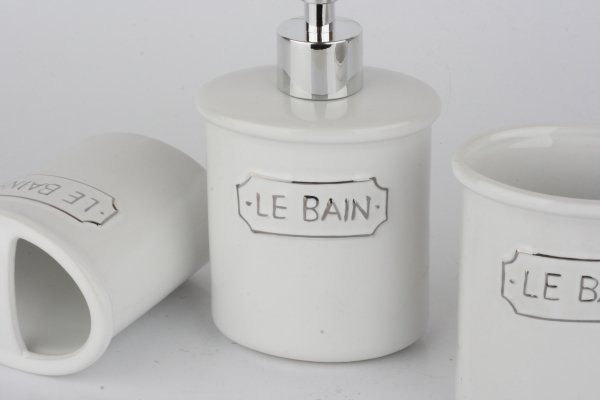 Doplnky do kúpeľne Le Bain (sada 3ks)