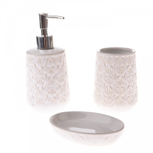 Doplnky do kúpeľne s ornamentmi