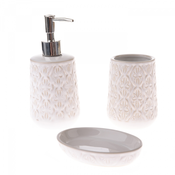 Doplnky do kúpeľne s ornamentmi