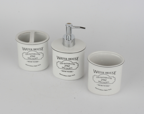 Doplnky do kúpeľne WATER HOUSE (sada 3ks)