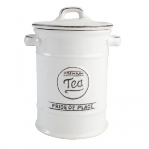 Dóza na čaj Pride of Place biela