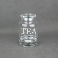 Dóza na čaj sklenená 21cm