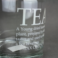 Dóza na čaj sklenená 21cm