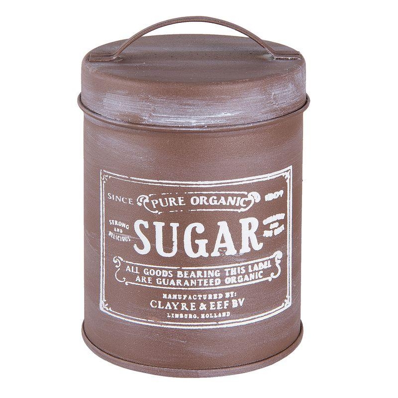 Dóza na cukor plechová SUGAR 7x12cm