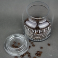 Dóza na kávu Coffee sklenená 15cm