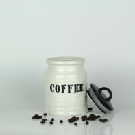 Dóza na kávu kamenina 16,5 cm