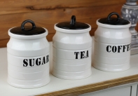 Dóza na kávu kamenina 16,5 cm