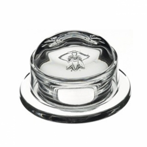 Dóza na maslo / marmeládu sklenena Abeille v.4,9cm