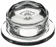 Dóza na maslo / marmeládu sklenena Abeille v.4,9cm