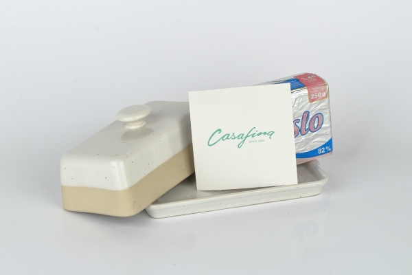 Dóza na maslo s poklopom FATTORIA 19x11x8cm