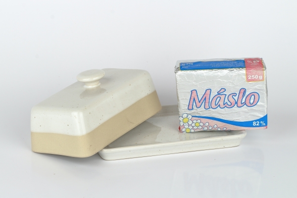 Dóza na maslo s poklopom FATTORIA 19x11x8cm