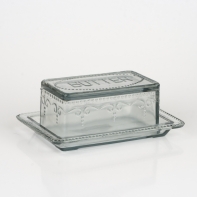 Dóza na maslo sklenena 13,5x19,5x2,5cm