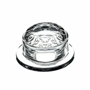 Dóza na maslo sklenená Versailles p.7,5cm - vrchní díl