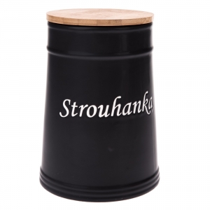 Dóza na potraviny čierna 15x20,5x15cm