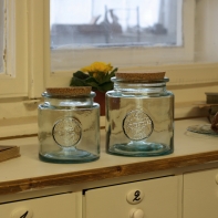 Dóza na potraviny sklenená Authentic 0,8l (sada 3ks)