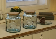 Dóza na potraviny sklenená Authentic 1,5 l (sada 2 ks)