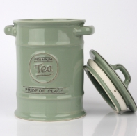 Dóza na sypaný čaj zelená PRIDE OF PLACE 18,5cm