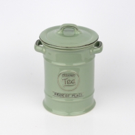 Dóza na sypaný čaj zelená PRIDE OF PLACE 18,5cm