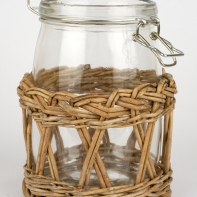 Dóza sklenená RETRO 12,5x19,5 cm