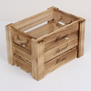 Drevená bednička Home Sweet Home 27x18x8cm
