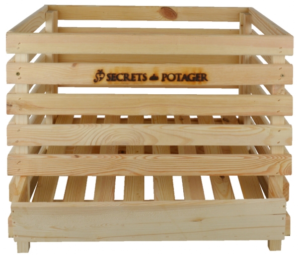 Drevená debnička na zemiaky