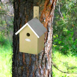 Drevená búdka pre sýkorky 17,9x18,1x32cm