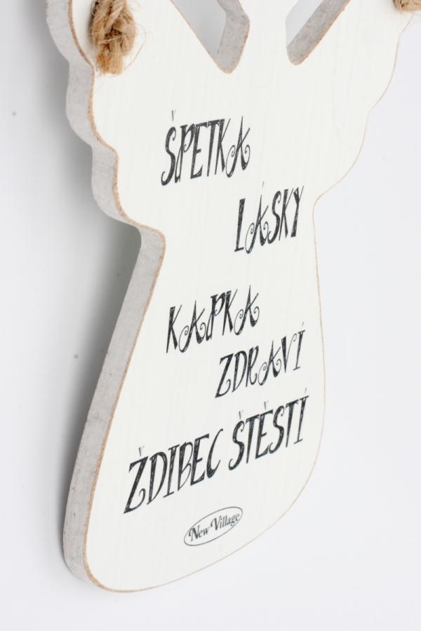 Drevená ceduľa anjel Štipka lásky cm