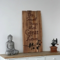 Drevená ceduľa Do small things with great love 81 cm