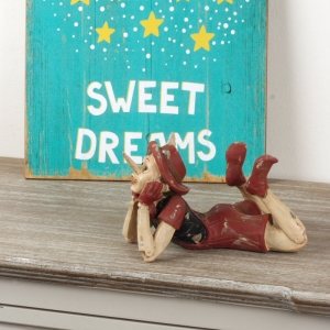 Drevená dekorácia Pinokio 18x12x17cm