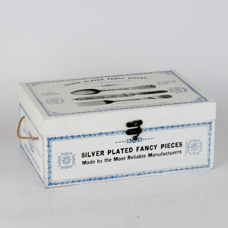 Drevená krabica na príbory 30x20x12cm