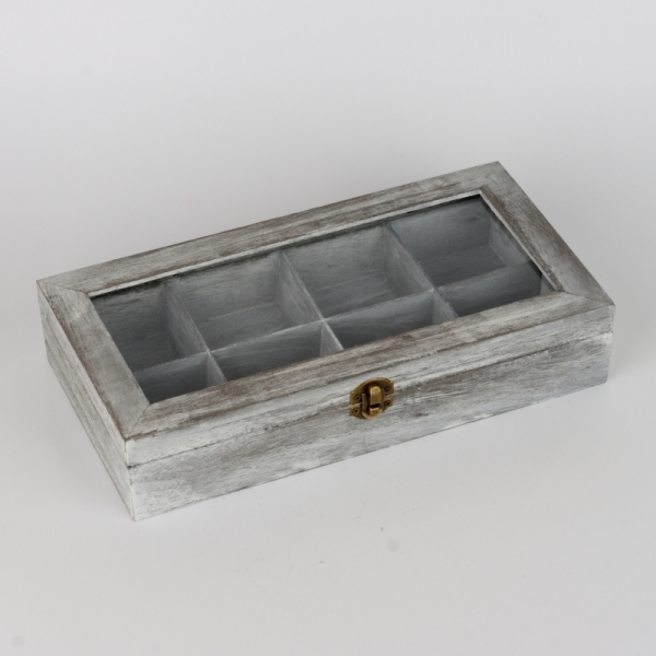 Drevená krabička s patinou 31x15x6cm