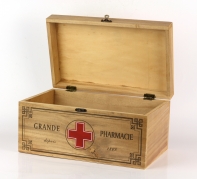 Drevená lekárnička Pharmacie 30x18cm