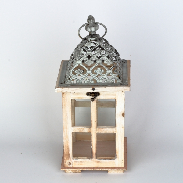 Drevená lucerna 15×33,5×15cm 