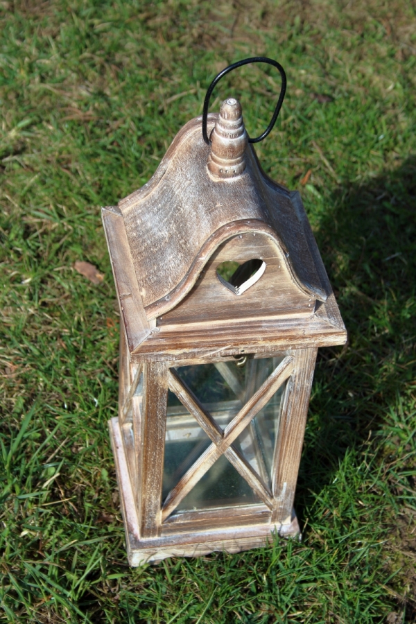 Drevená lucerna malá M 46cm