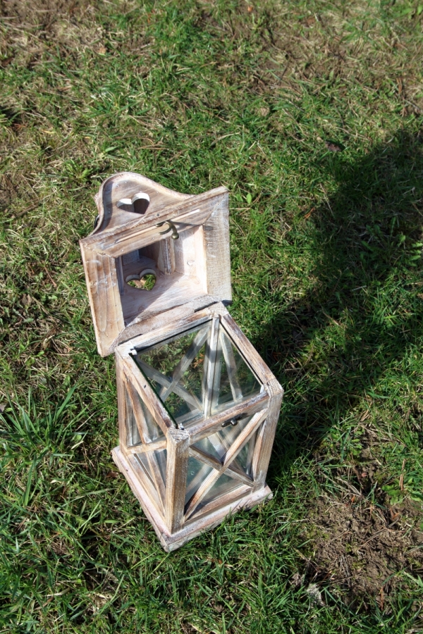 Drevená lucerna malá M 46cm