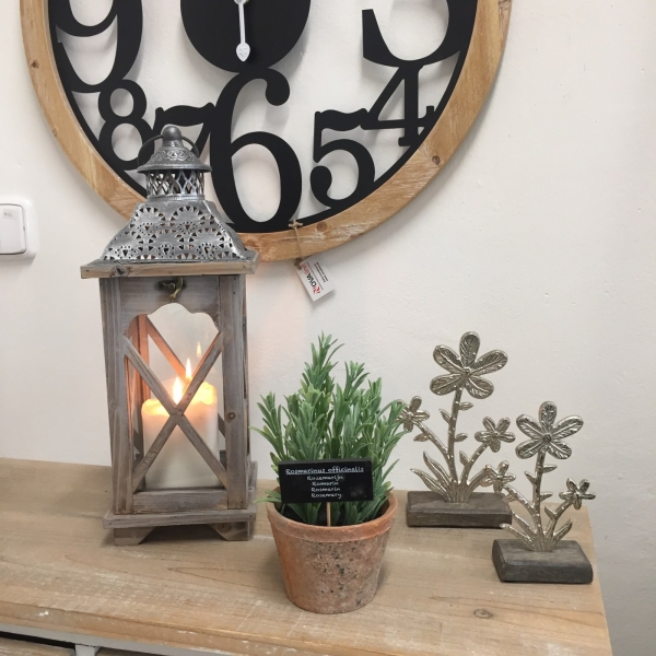 Drevený lampáš na sviečku 40cm