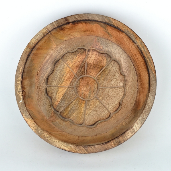 Drevená miska 20 x 5 cm z mangového dreva