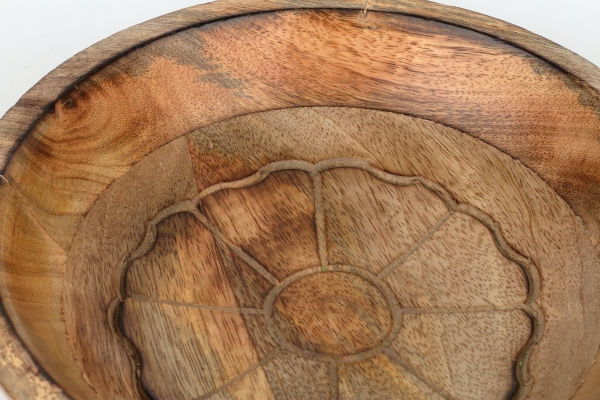 Drevená miska 20 x 5 cm z mangového dreva