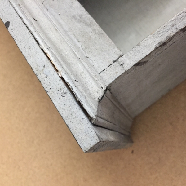 Drevená polička so šuplíkmi a háčikmi 51cm - vyradené