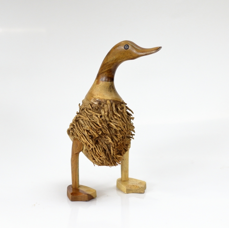 Drevená postavička strapaté kačičky 22cm