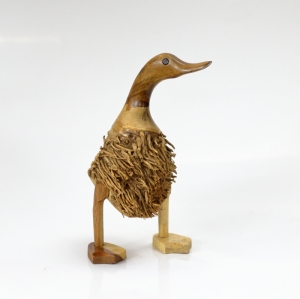 Drevená postavička strapaté kačičky 22cm