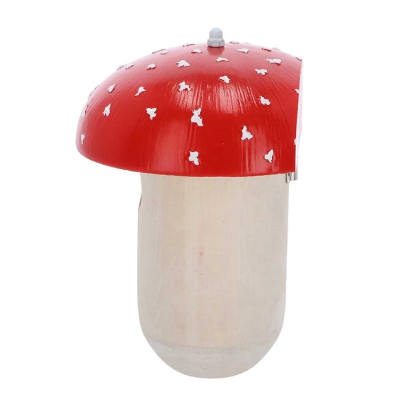 Drevená vtáčia búdka pre orieška – Muchotrávka 23 cm
