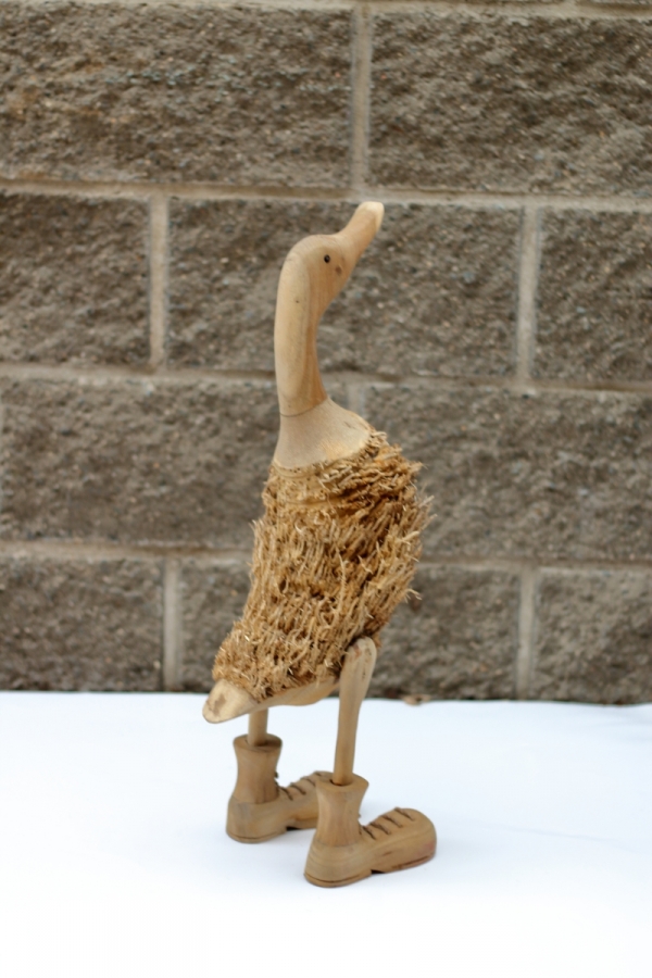 Drevená socha kačky 60cm