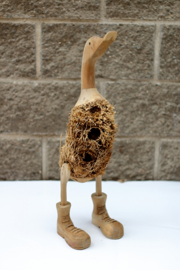 Drevená socha kačky 60cm