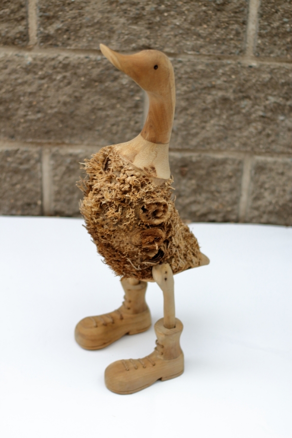 Drevená socha kačky 60cm