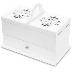 Drevená šperkovnica 23,5x30x17 cm