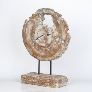 Drevená stolové dekorácie s patinou kruh 45cm