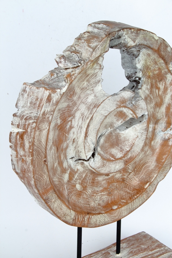 Drevená stolové dekorácie s patinou kruh 45cm